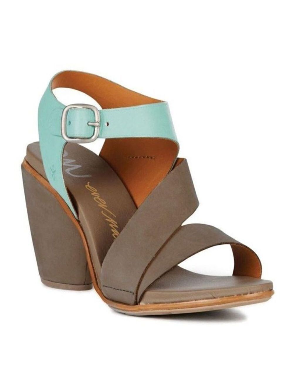 𝅺EMU Australia Dawn Teal and Tan Nubuck Sandals Size 7.5